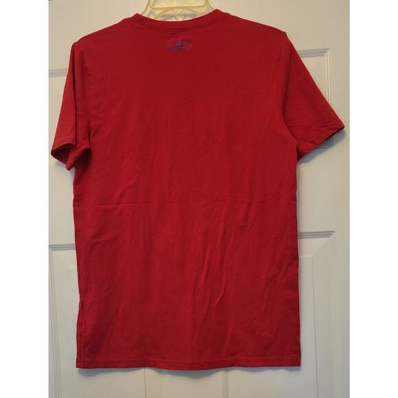 Under Armour Red HeatGear Loose Fit T-Shirt YXL Lightweight Activewear For Youth - Picture 6 of 8
